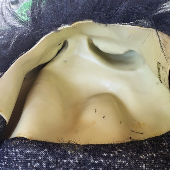 Vintage Cat Head Dress Halloween Costume KISS CAT WOMAN Rubber Inside Cap - Picture 8 of 11